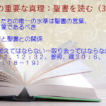 わたしたちの唯一の水準は聖書の言葉、神の言葉であるべき「付け加えてはならない…取り去ってはならない」:聖書の重要な真理【聖書を読む】(33)