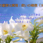 今や救われていることを知ることができる「彼が現れるなら、わたしたちは彼のようになることを知っています」:聖書の重要な真理【救いの確信】(9)