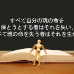 すべて自分の魂の命を保とうとする者はそれを失い、すべて魂の命を失う者はそれを生かす:回復訳聖書と他の日本語訳との比較(97)